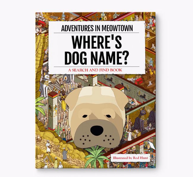Personalised Shar Pei Book: Where's Dog Name? Volume 2